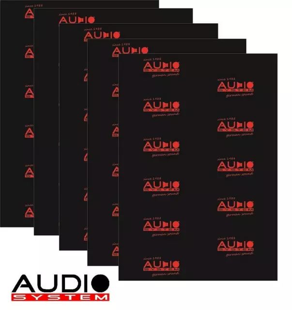 Système Audio Alubutyl 3000 Alubutyl Matériau Isolant - 3 Pièce 0,5 M X 0,6 M