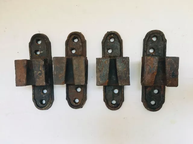 Cast Iron Bed Rail Brackets (Set of 4)