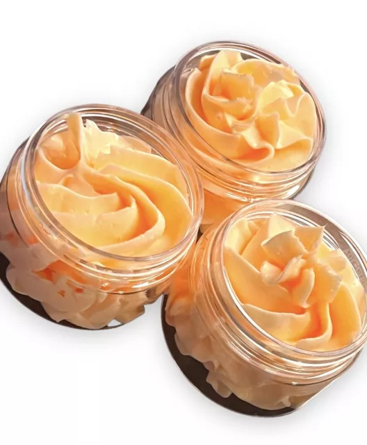 Peach Scented Triple Whipped Body Moisturizers for Dry Skin