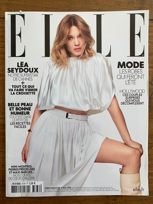ELLE n°3881 07/05/2020  Léa Seydoux/ Spécial cinéma culte/ Armani star du 7è art 
