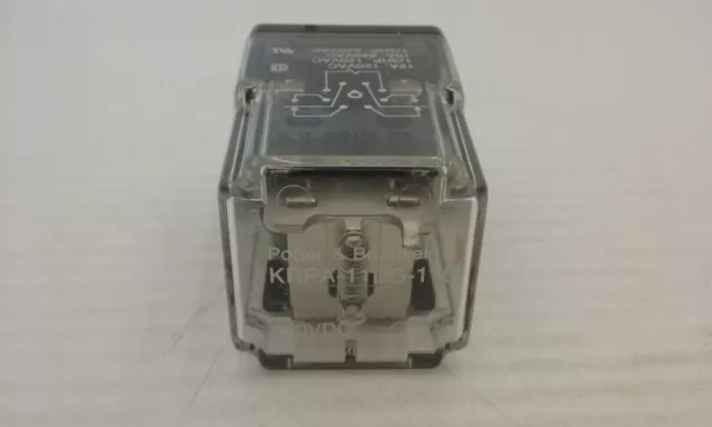 Potter & Brumfield Krpa-11Dg-110 Relay 8 Pin 10A Dpdt 240Vac 110Vdc Coil