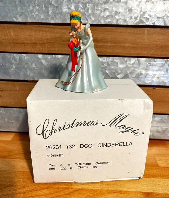 GROLIER DISNEY CHRISTMAS Magic Ornament Cinderella & Gus 26231132