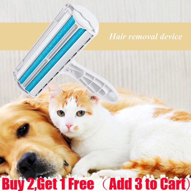 Pet Hair Remover Sofa Clothes Lint Cleaning Brush Reusable Dog Cat Fur Roller