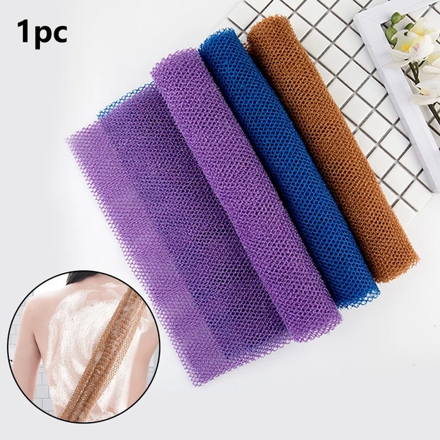 Bain Filet Éponge Dos Frottement 30 120cm Moussant Maille Complet Exfoliation