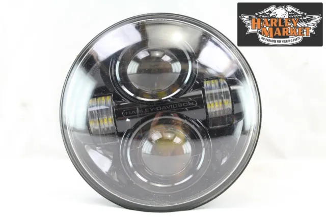 Black LED daymaker 7" headlight lamp HarleyDavidson 17-23 Touring *H00421*
