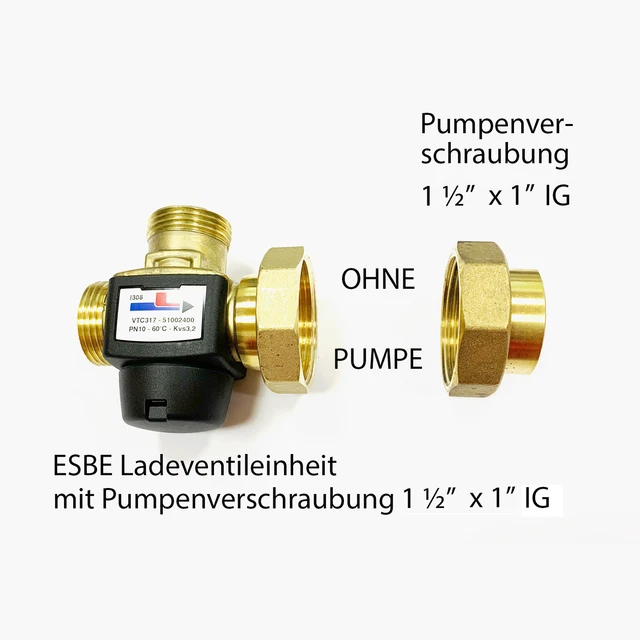 ESBE - 51002400 - Thermisches Ladeventil Serie VTC 31 Öffnungstemp .60