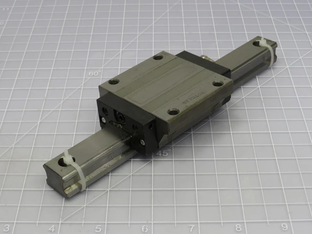 THK SHS20E Linear Bearing Block on a 6 In Rail T186280