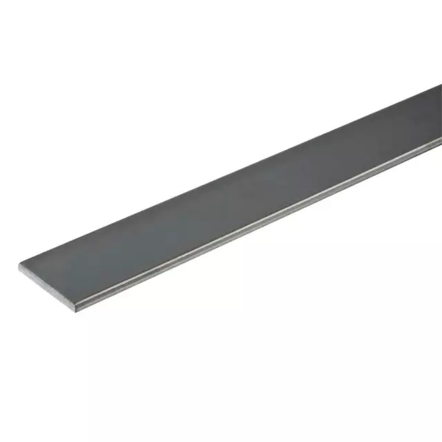 Everbilt 1-1/4 In. X 48 In. Plain Steel Flat Bar With 1/8 In. Thick