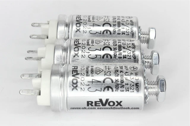 Lot De 5 Condensateurs Pour Revox A77 – Pièces D'occasion Pour Restauration