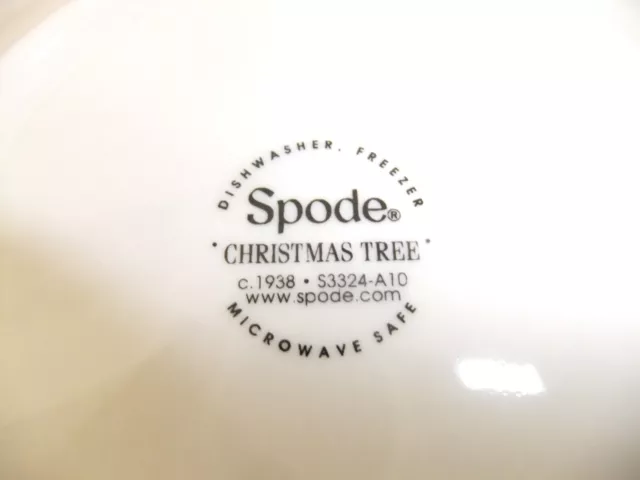 Spode - Christmas Tree - festive dishwasher & microwave safe tableware - 5A5B 3