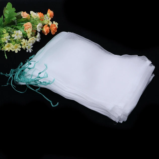50 Pcs Gartenpflanzenschutzgitter Traubenschutzbeutel Netztasche