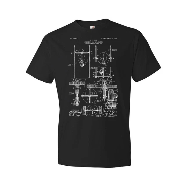 Boxing Speed Bag Patent Shirt Boxing Gifts Boxing T Shirts Gift For Coach
