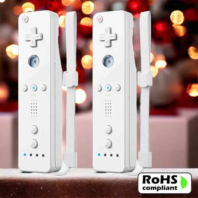 2-PACK Remote für Nintendo Wii / Wii U  Motion Plus Inside Controller & Nunchuk