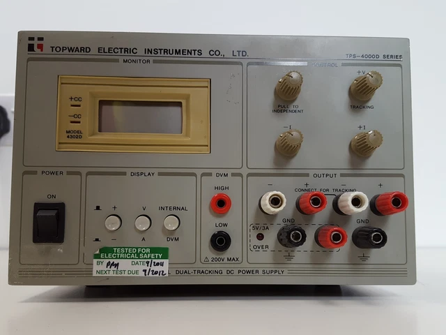 Topward Elettrico Strumenti TPS-4000D Serie Tracking Alimentatore Dc Laboratorio