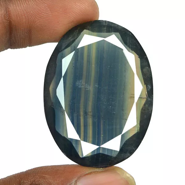 98.52 CT Natürlich Fluorit Oval Schliff Form Lose Edelstein