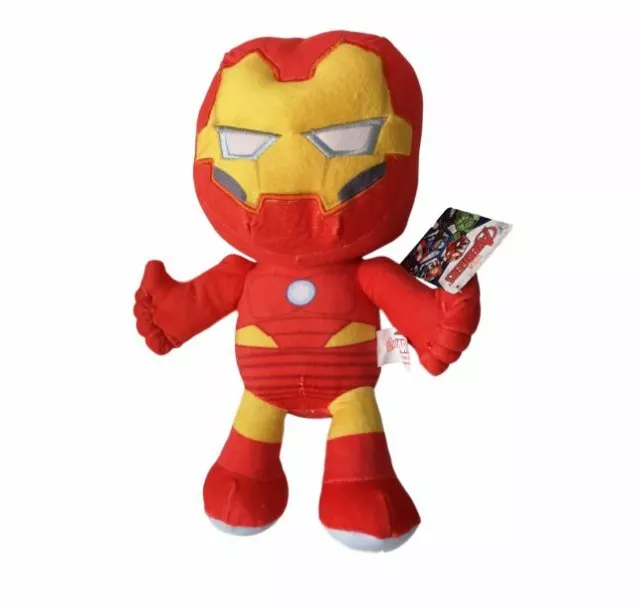 Official Marvel Comics Iron Man Large 12" Plush Soft Toy Teddy New Style Bnwt *