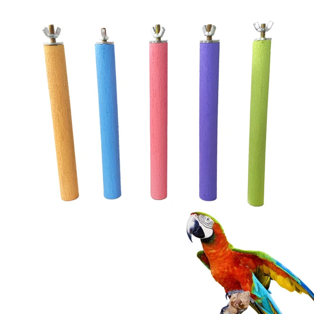 5 stücke Papagei Vogel Sandähnliche Stick Rod Klaue Schleifstangen Stehen Kauen 3