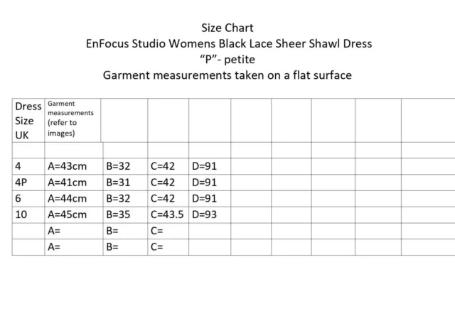 Robe châle transparent femme en dentelle noire EnFocus Studio Royaume-Uni Taille 10 3