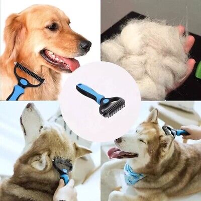Dog Pet Cat Dematting Comb Brush undercoat Rake Deshedding Trimmer tool (winter)