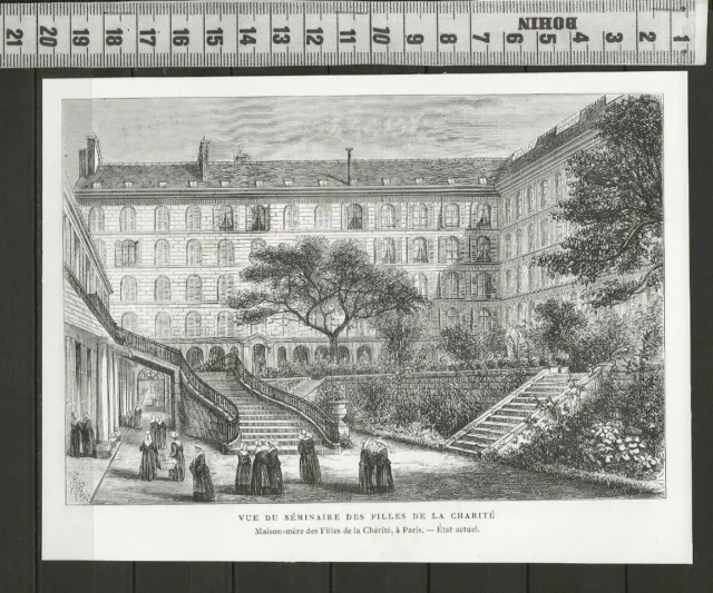 G88 / Cut 1880 / View Of The Seminary Of The Girls Of Charity