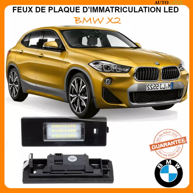 2x Feux de plaque d'immatriculation LED BMW X2