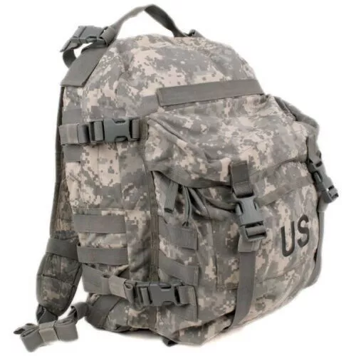 US Army MOLLE II 3 Day ACU Assault Pack With Stiffener & FoamCore Backing NICE