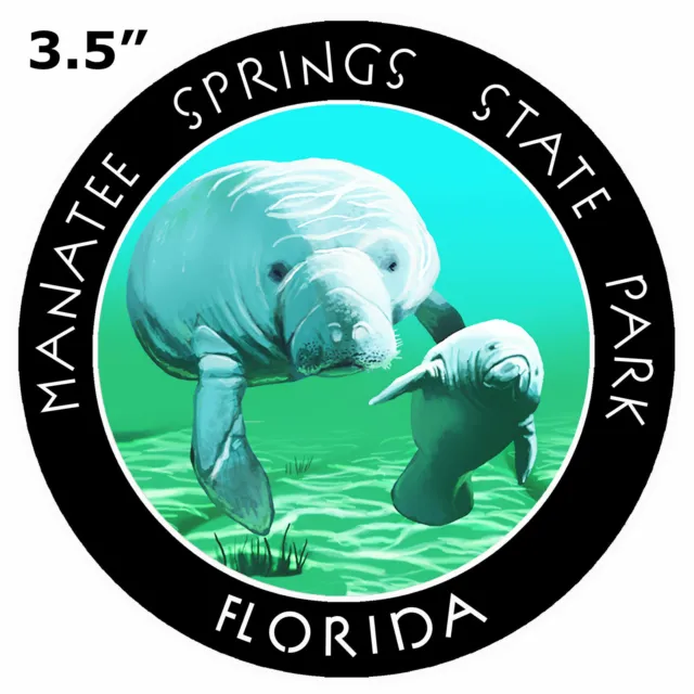 Manatee Springs State Park Florida - Car Truck Window Bumper Sticker Decal