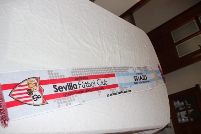 Bufanda Oficial De Match De Champions League Sevilla Fc Y F.c