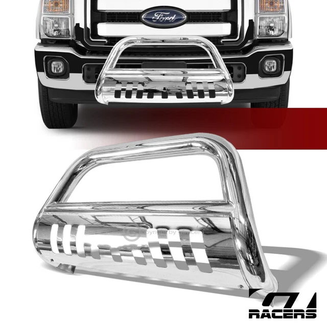 For 2011-2016 Ford F250/F350 Ss Chrome Bull Bar Brush Push Bumper Grille Guard