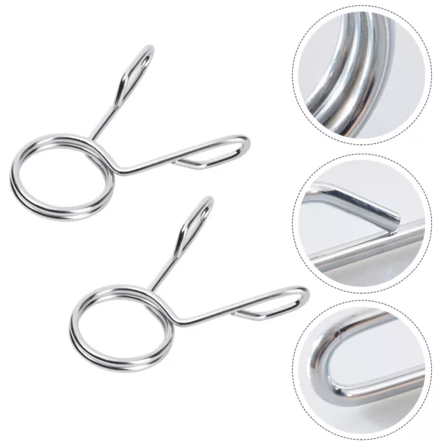 Enhance Your Workout Safety with Barbell Spring Collar Lock Clips 50mm Set of 2