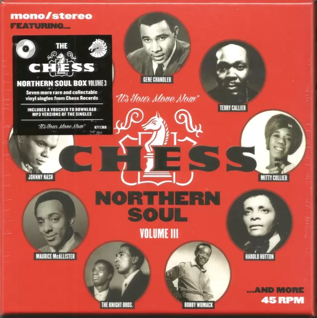 CHESS NORTHERN SOUL VOL III = LIMITED EDITION 7x 7" VINYL BOX - NORTHERN SOUL