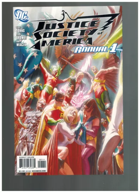 Justice Society of America Annual 1   Power Girl vs Power Girl!  VF/NM 2008 DC