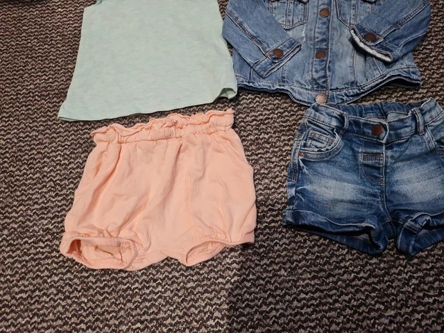 Girls bundle of clothes age 9-12 months next & Mamas and papas 3