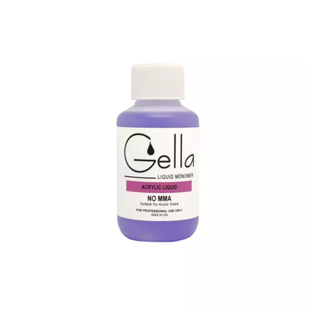 Gella Acrylic Liquid Monomer MMA FREE 125ml