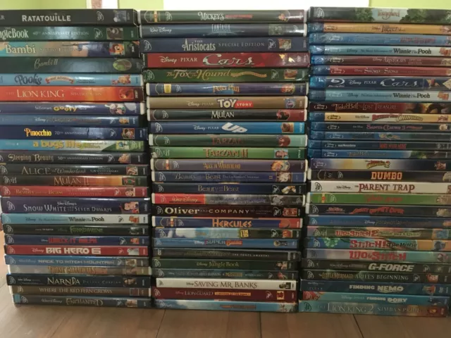Disney Movies Lot / DVDs / Blu-rays -Pixar, Star Wars, Marvel, Pirates You Pick!