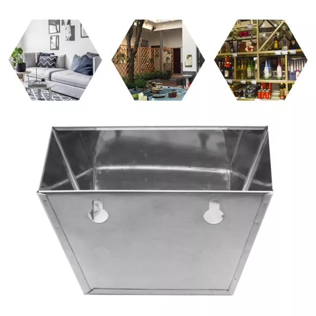 Wall Mount Bar Beer Bottle Opener Cap Catcher Stainless Steel Box Rustproof New