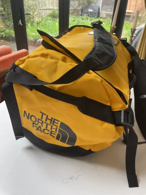 The North Face Base Camp Duffel Bag Yellow Gold - SMALL