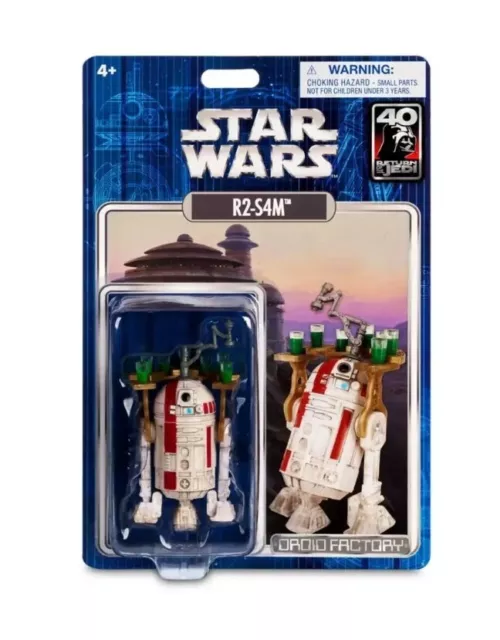 NEU Star Wars Die Rückkehr der Jedi-Ritter 40. R2-S4M Droid Factory Figur Disney Parks