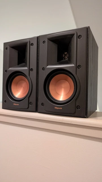 KLIPSCH RB-41 II Reference Series Bookshelf Speakers – Black – 8Ω