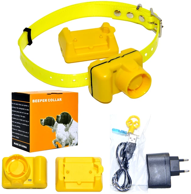 DOG BEEPER COLLAR Waterproof Hunting Buzzer Tracking Trainer Training