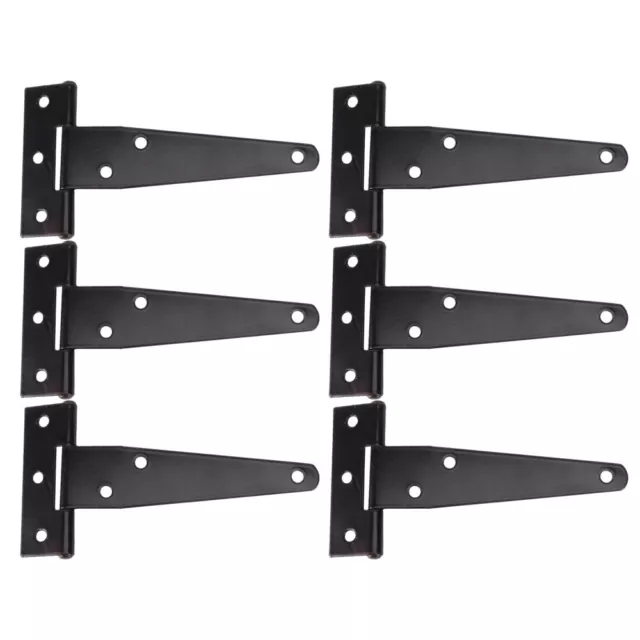 6 PCS Barn Door Hinges Gate Hinges Garden Shed Hinges Shed Door Brackets