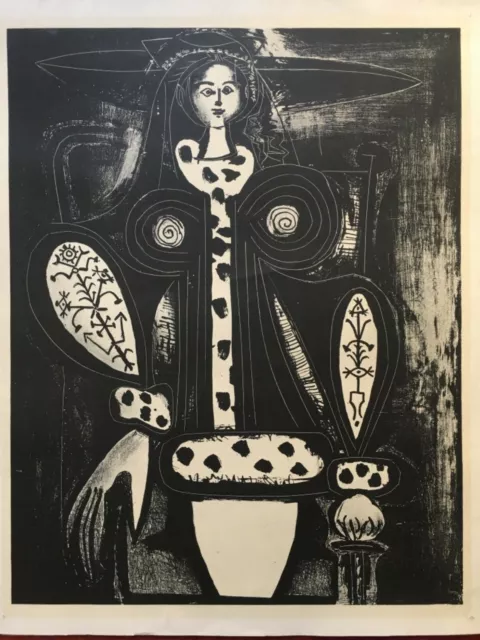Lithographie d’après Picasso