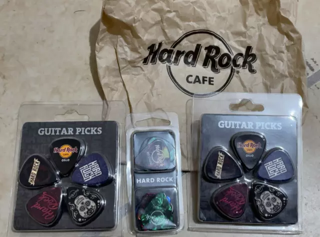 Guitar picks brandizzati Hard Rock CAFE (Plettri per chitarra)