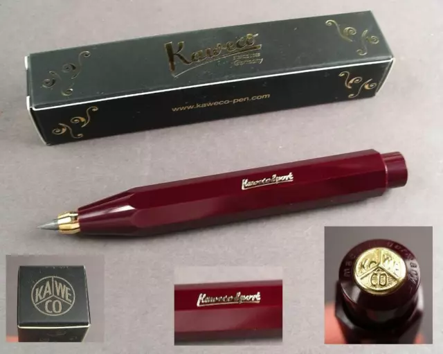 Kaweco Classic Sport Fallbleistift in bordeaux rot