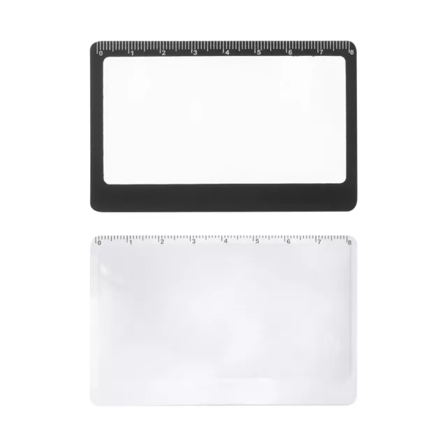 Portable Credit Card 3X Magnifier Ultra-thin Wallet Magnifying Pocket Magnific