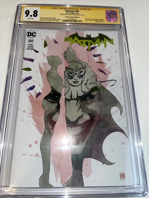 Batman (2018) # 50 (CGC 9.8 SS) Signed  Sketch David Mack | Surprise Comics |C=4