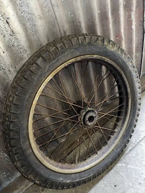 BSA B44? GOLDSTAR? B31? B33? B40? QD Rear Wheel Hub Original With Rim £ ...