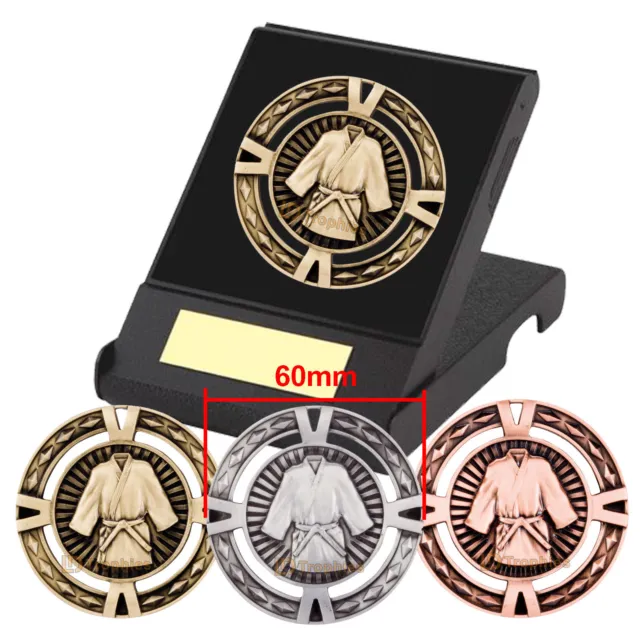 Martial Arts Medal in Box F/Engraving 60mm Martial Arts Medal Trophy Award