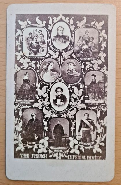 Multi-Image of the French Imperial Family, 6x10 Photo CDV, (KL 121)