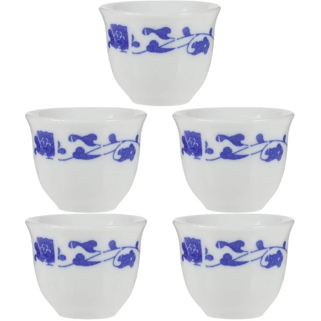 5 tazas de té creativas retro únicas elegantes decorativas vintage para oficina en casa